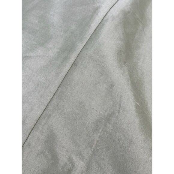 Jenny Yoo Collection Silk Dress Cocktail Fit & Flare Sleeveless V-Neck Green 8 - Picture 16 of 16